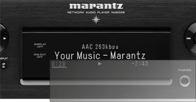 Produktbild von Blickschutzfolie für Marantz NA 6006 matt Schutzfolie Folie Display Schutz dipos
