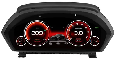 Obrázek produktu pro Digitální palubní panel, HD displej, kompatibilní s modely BMW řady 3/4 (F30/F31, GT-F34, F32/F33/F36) v letech 2013-2020, sada přístrojů