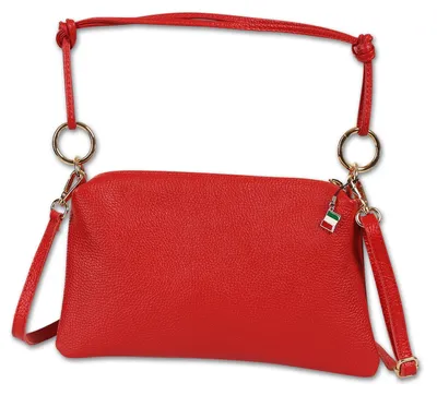 Immagine prodotto di Borsa a tracolla da donna in pelle, rosso, D2OTF861R3