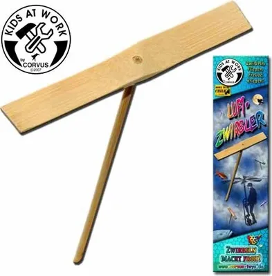 Produktbild von hubschrauber Junior Holz 13 cm braun 2-teilig