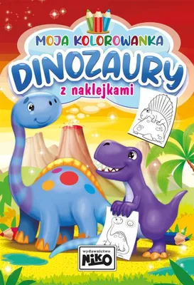 Produktbild von Dinozaury. Kolorowanka dla dzieci z naklejkami