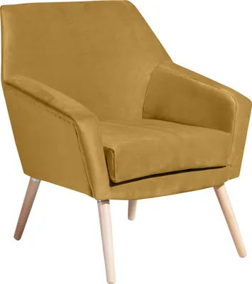 Produktbild von Max Winzer Sessel Alegro - Samtvelours mais - Maße: 67 x 71 x 81 cm