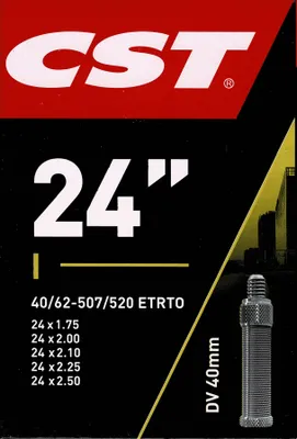 Produktbild von CST 24 DV Schlauch 24 Zoll (40/62-507/520) Fahrradschlauch