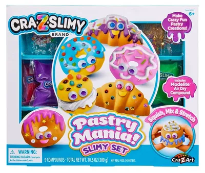 Produktbild von MAC TOYS Cra-Z-Slimy Set mit süßen Schleimkreationen