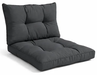 Produktbild von Beautissu Lounge Kissen Set Outdoor Graphitgrau XLuna, 70x70cm, 70x40cm