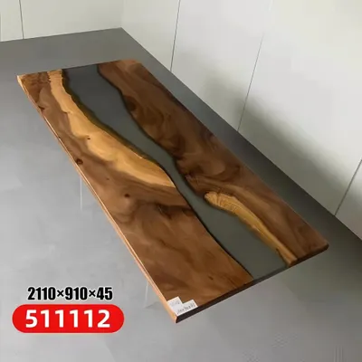 Obrázek produktu pro Designový stůl Moderní nábytek Sea River Stoly Jídelní stoly Epoxidová pryskyřice Ocean