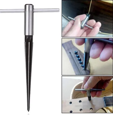 Obrázek produktu pro Naroote REAMER, REAMER -nástroj na vrtání kytarového můstku s měkkou rukojetí Gripy Gripy mřížky -nástroje pro lidovou klasickou kytaru/ukulele