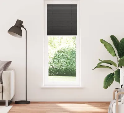 Immagine prodotto di Tenda Plissettata Nera 70x200 cm Larghezza Tessuto 69,4 cm