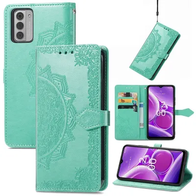 Produktbild von König Design Hülle kompatibel mit Kunstleder Handyhülle - Handy Case Grün
