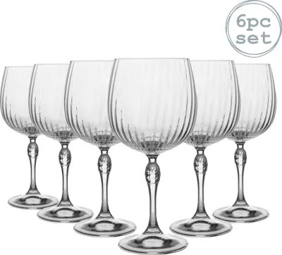 Immagine prodotto di BORMIOLI ROCCO Set 6 Calici In Vetro America '20 Gintonic Cl75