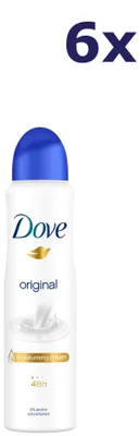 Produktbild von 6x Dove Deospray Original 250 ml