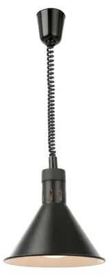 Productafbeelding van Infrarood verwarmingslamp KBS, zwart geanodiseerd, met lichtbron, 275x275x250 mm