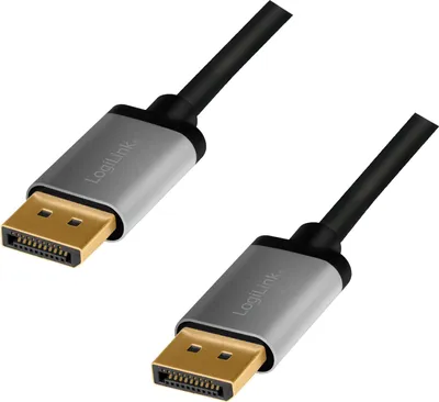 Produktbild von LogiLink CDA0100, 1 m, DisplayPort, DisplayPort, Männlich, Männlich, 3840 x 2400 Pixel