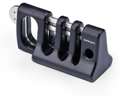 Zdjęcie produktu dla StarTech.com CABLE-ORGANIZER-LOCK, Uchwyt na kabel, Biurko, Plastik, Stal, Czarny