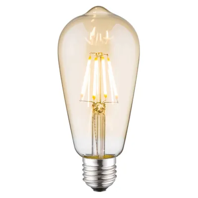 Produktbild von LeuchtenDirekt LED Filament Edison ST64 4W E27 Gold 346lm warmweiß 2700K DIMMBAR