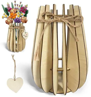Image de Petits vases en verre transparent pour la décoration et la maison