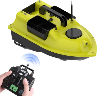 Obrázek produktu pro 500M návnada loď s GPS, RC návnada loď s dvojitým motorem Velká kapacita návnady Rybářská návnada loď pro rybolov 9600 mAh