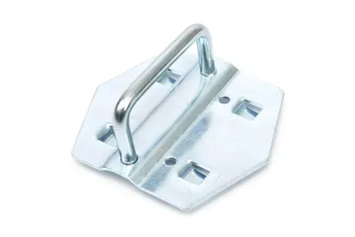 Obrázek produktu pro Háček ve tvaru U 55 x 25 x 6 mm pro nástěnný systém na nářadí s roztečí 38 mm, háček ve tvaru U pro děrovanou stěnu, nástěnný systém do dílny