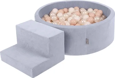 Produktbild von KiddyMoon Spielplatz Aus Schaumstoff Für Kinder mit Bälle Waschbare Bezug