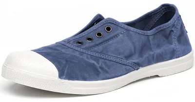 Produktbild von Natural World Old Lavanda Damen Used-Look Baumwollschuhe Dunkelblau (Marino), 102E-628 - Gr. 40