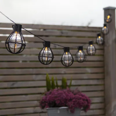 Produktbild von Star Trading 476-98, 8 Lampen, LED, Warmweiß, 32 lm, Draußen, Schwarz