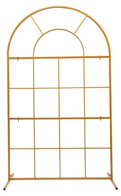 Produktbild von Metall Pergola Hochzeitsbogen - Gartenlaube - 1,2 x 0,6 x 2 m - Eisen - Freistehend - Runde Oberseite Ø 60 cm