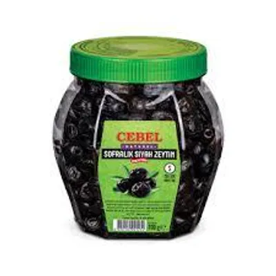 Produktbild von Schwarze Oliven Cebel | Sofralik Siyah Zeytin | Mit Stein | 500 g