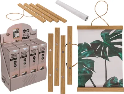 Productafbeelding van OOTB Magnetische houten posterlijst, inclusief afbeelding