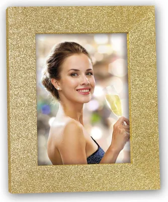Produktbild von ZEP Fotorahmen Broadway 20x30 cm Gold MDF zum Aufstellen und Aufhängen