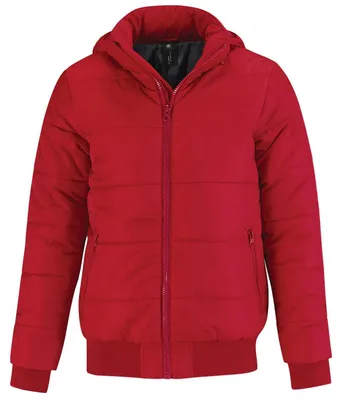 Produktbild von B&C - "Superhood" Jacke für Herren FK2607 (XL) (Rot/Schwarz)