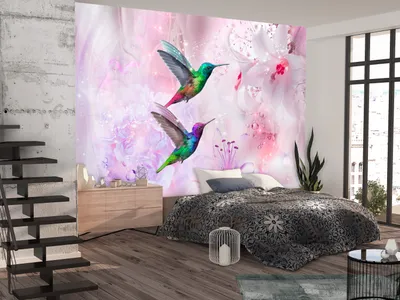 Zdjęcie produktu dla Fototapeta flizelinowa koliber 400x280 cm fototapeta XXL kwiaty g-B-0068-a-d