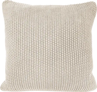 Produktbild von nielsen HOME Kissenbezug Nika gestrickt,50x50 cm, Creme Weiß (Farbeffekt), 100% Baumwolle,Strick,® Standard 100