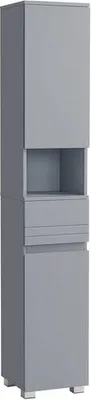 Produktbild von VASAGLE Badezimmerschrank, Badschrank, Badezimmermöbel mit einer Schublade/2 Schubladen, verstellbare Ablagen, offenes Fach