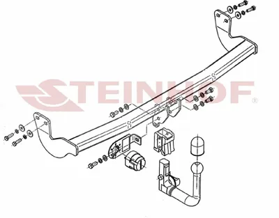 Produktbild von Z546178 Anhängerkupplung passend für CITROEN C3 II 11/2009-09/2016 abnehmbar