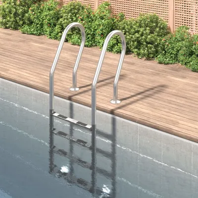 Produktbild von Möbel Pool-Leiter 54x38x184,5 cm Edelstahl 304 - Poolzubehör 93462