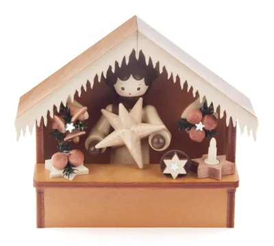 Produktbild von Weihnachtsmarktbude Marktstand Sternemarkt mit Thiel-Figur (8cm) von Romy Thiel