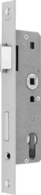Produktbild von BKS Glastür-Einsteckschloss PZ DIN L Dorn 45mm Entfernung 72mm Vierkant 8mm Stulp 20mm käntig - 71015