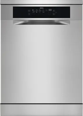 Image de AEG Series 7000 FFB76707PM, Floorstanding, Full size (60 cm), Acier inoxydable, Noir, Touch, 1.6 m