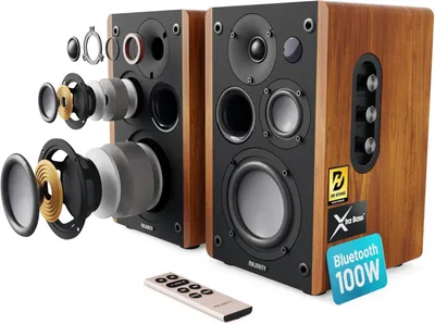 Produktbild von Bluetooth-Lautsprecher-Set – Regallautsprecher – Aktive Lautsprecher – Stereo-Lautsprecher