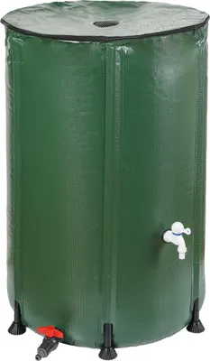 Image de Tonneau Strend Pro CRB38, 380 litres, pliable, pour eau de pluie, avec vanne, reservoir