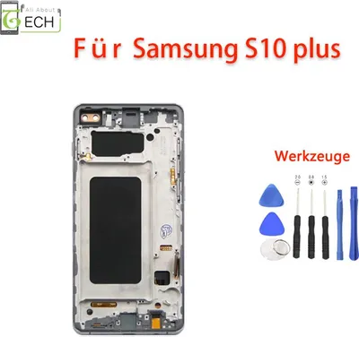 Produktbild von Für Samsung S10 Plus SM-G975 LCD (TFT) Display Touch Screen Bildschirm