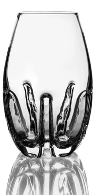 Image de Vase Edwanex en verre transparent décoratif 19 cm