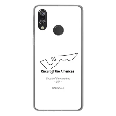 Produktbild von MuchoWow® Handyhülle Schutzhülle Hülle für Huawei P20 Lite (2020) Formel 1 - Amerika - Rennstrecke Silikon Softcase Handy Hülle - Kartenhalter