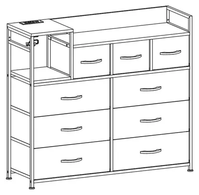Produktbild von Standregal Bücherregal Leiterregal Lagerregal Tigerbraun