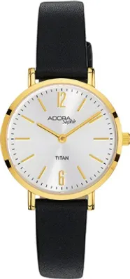 Produktbild von ADORA AS4623 1-205292-001 Damen Uhr Armbanduhr Titan Leder Saphirglas 3Bar