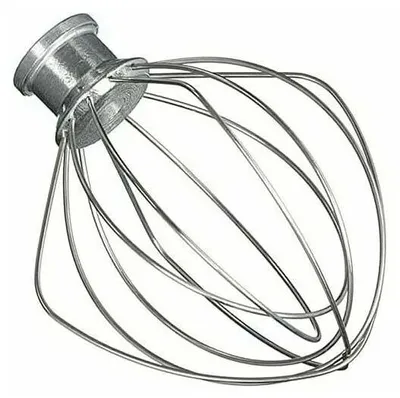 Produktbild von Edelstahl-Schneebesen, kompatibel mit KitchenAid K45WW, KSM150, KSM160, K45 und KSM90 (Roboterzubehör)