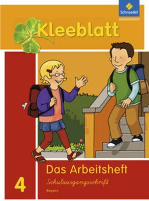 Obrázok produktu pre Kleeblatt. Das Sprachbuch 4. Arbeitsheft SAS Schulausgangsschrift. Bayern