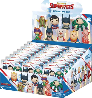 Produktbild von DC Super Pets 3D PVC-Taschenanhänger Series 1 Display (24)