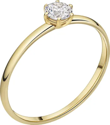Produktbild von Celesta Gold Ring 375/- Gold gelb 058 (18,5) Zirkonia weiß 197370013-2