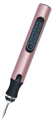 Obrázek produktu pro Elektrické gravírovací pero bezdrátové dobíjecí brusky sada nástrojů pro nail art zlatá brusná sada